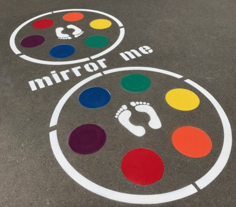 Asfaltslek Spegla mig - bild 2