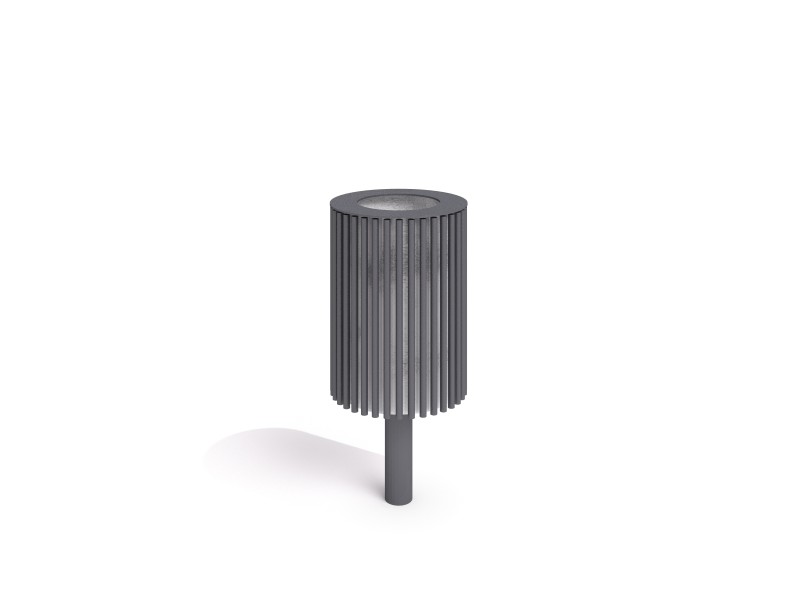 Steel trash bin 11