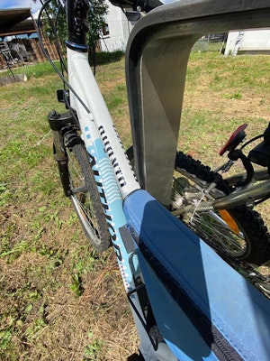 Stainless steel bicycle rack 24