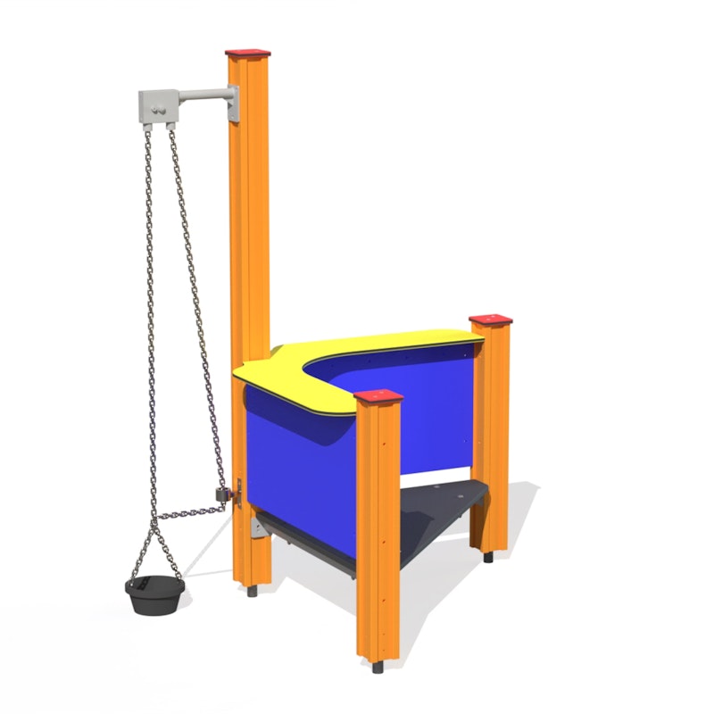 Sandkran med plattform - bild 6