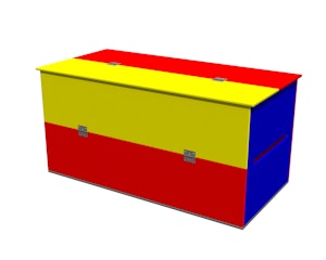 Förvaringslåda med vikbara lock - bild 10