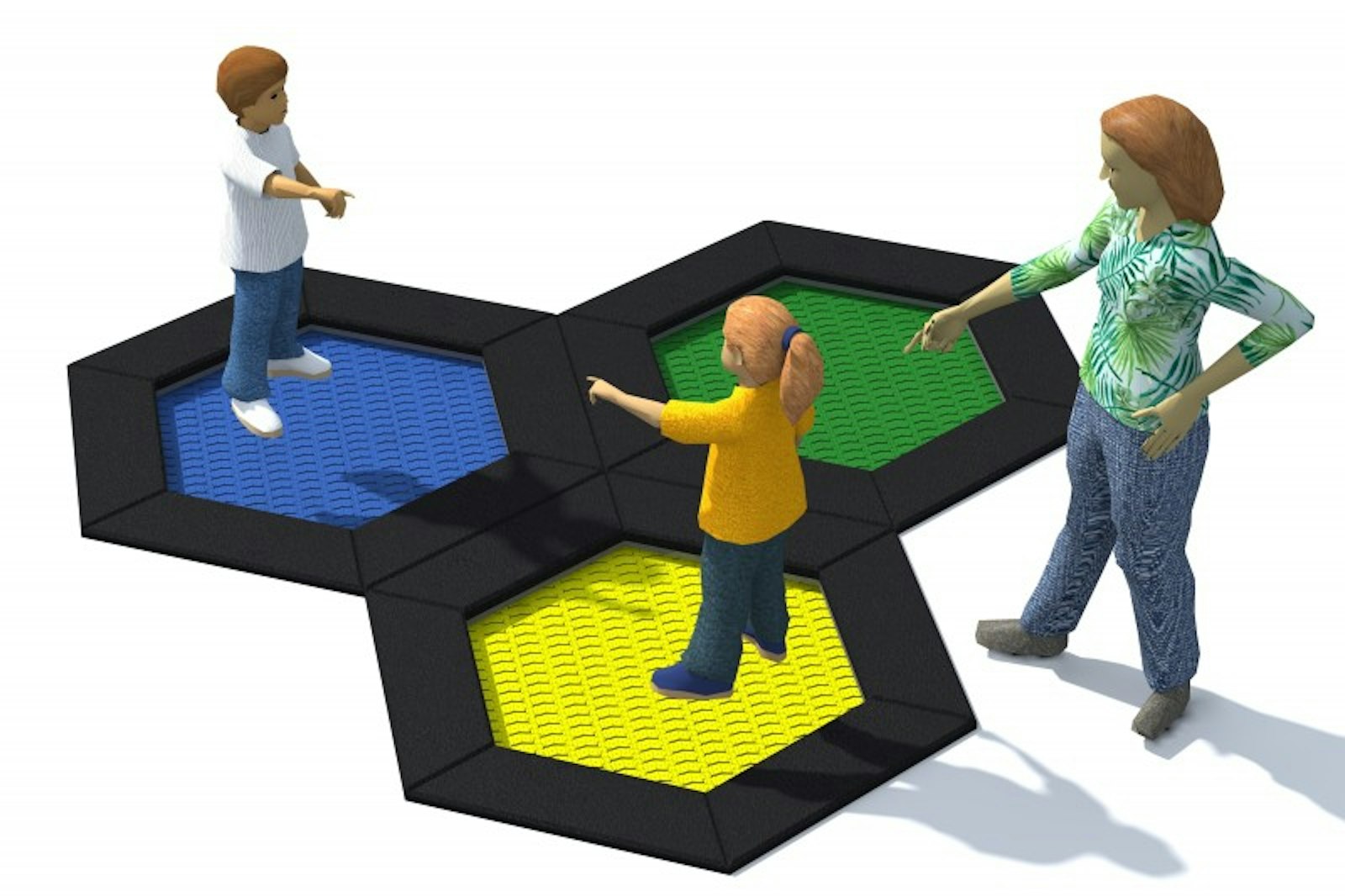 Trampoline HEXO 3B