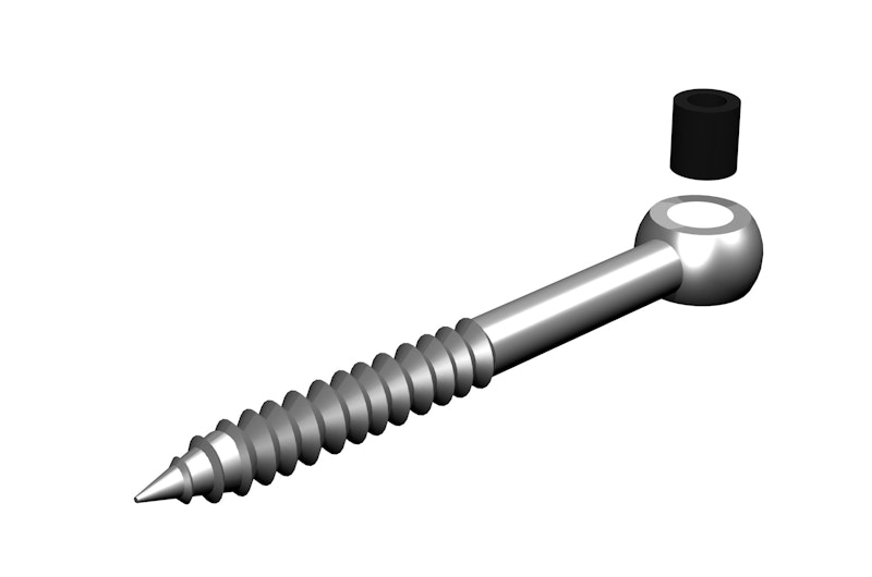 Öglebult ST m bussning 100mm - bild 2