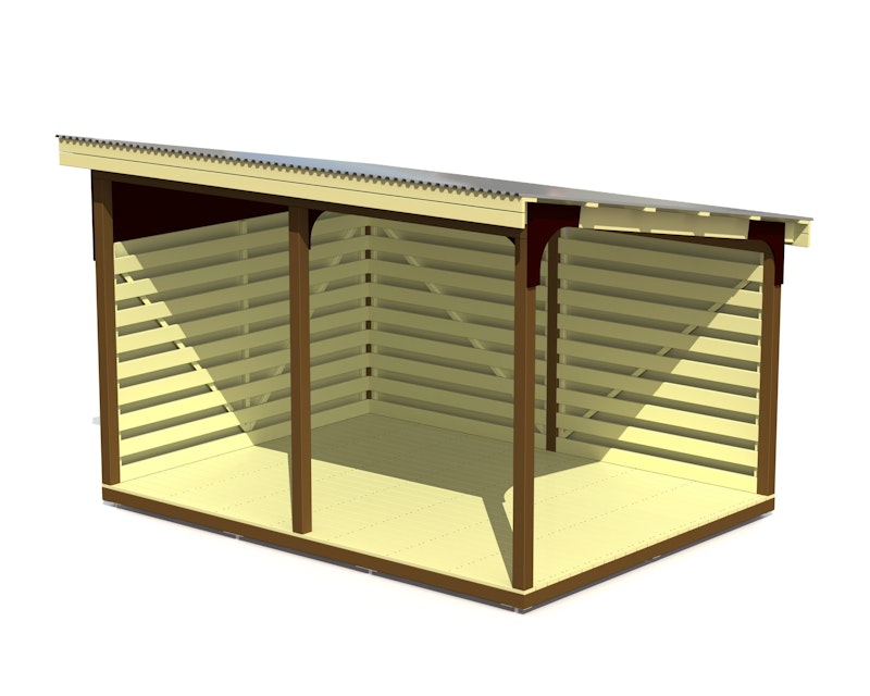 Shelter 3x4 m golv - bild 3