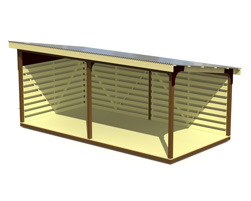 Shelter 3x6 m golv - bild 3