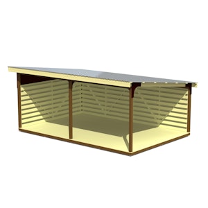 Shelter 4x6 m golv - bild 2