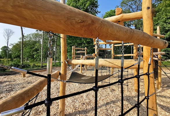 Färdig lekplatsanläggning