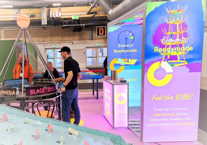 Elements-spel i användning