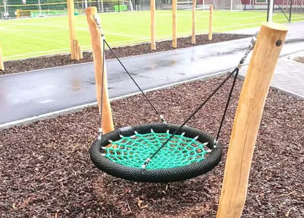 Bark som fallskyddsmaterial