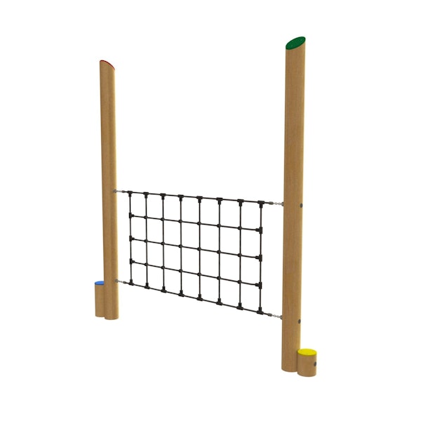 Stiltor med klätternät, 150cm