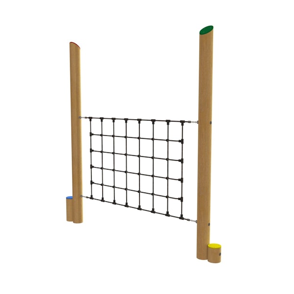 Stiltor med klätternät, 180cm