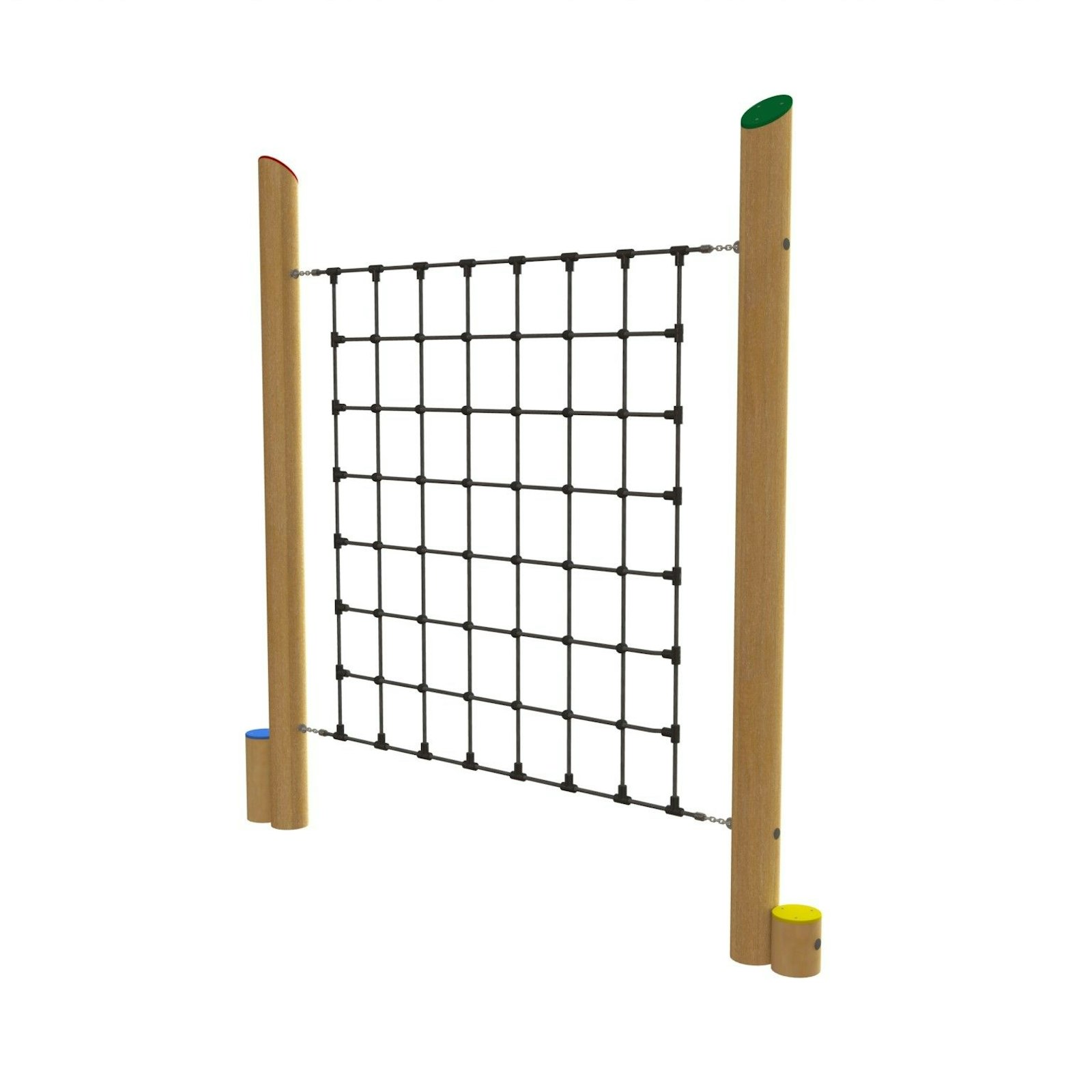 Stiltor med klätternät, 250cm