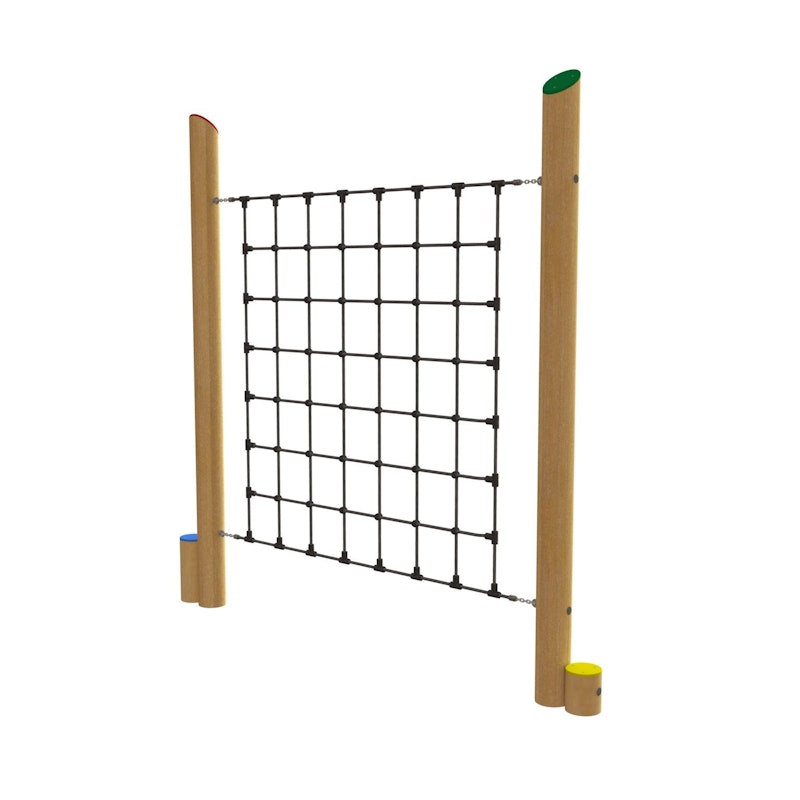 Stiltor med klätternät, 250cm