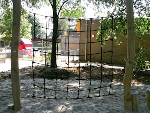 Stiltor med klätternät, 250cm - bild 6