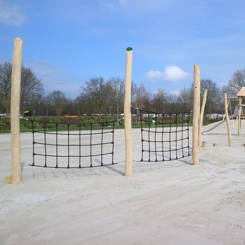 Stiltor med två klätternät - bild 2