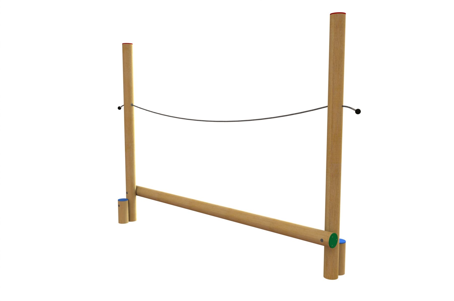 Balansbalk med topprep