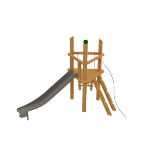 Torn med rutschkana 150 - bild 1
