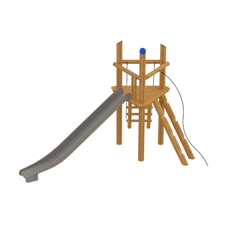 Torn med rutschkana 180