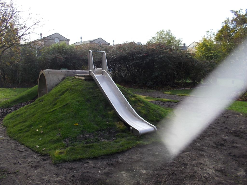 Släntrutschkana, höjd 100cm