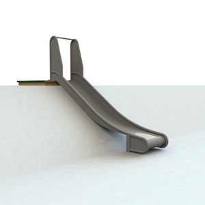 Släntrutschkana, höjd 100cm - bild 1