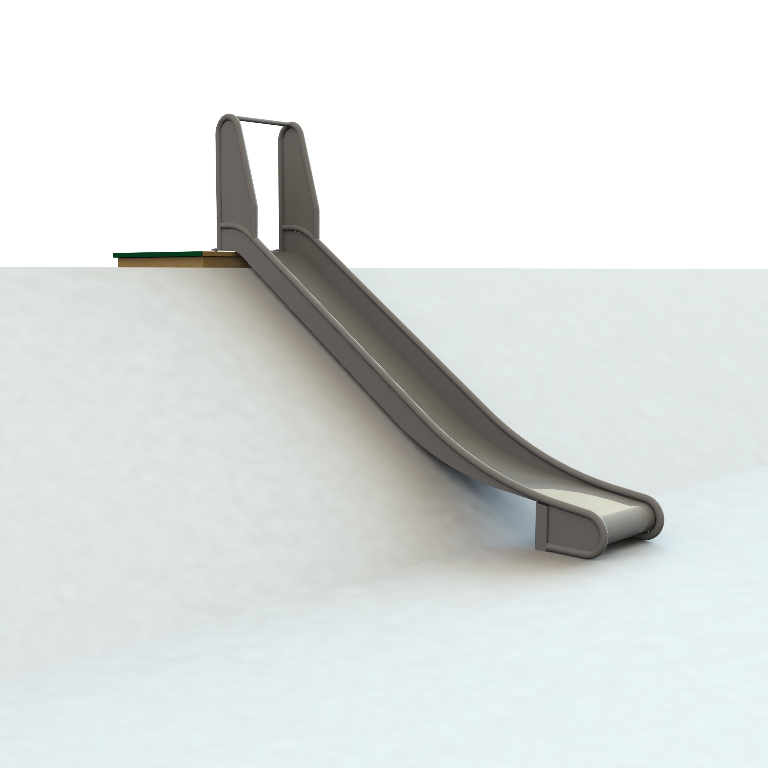 Släntrutschkana, höjd 150cm