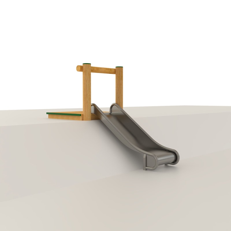 Släntrutschkana, höjd 70cm