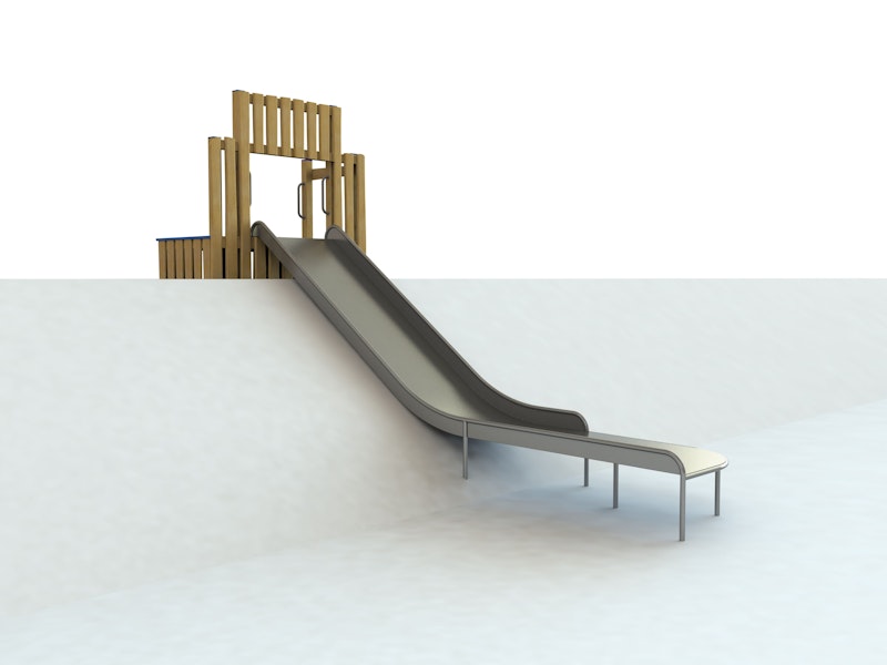 Handikapprutschkana, höjd 180cm