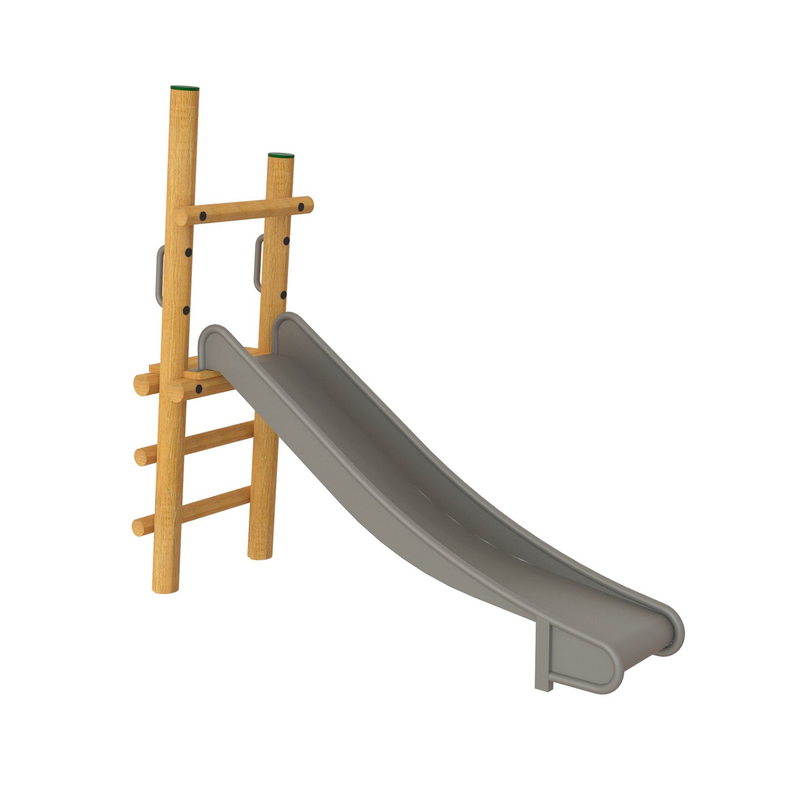 Fristående rutschkana med stege, höjd 100cm