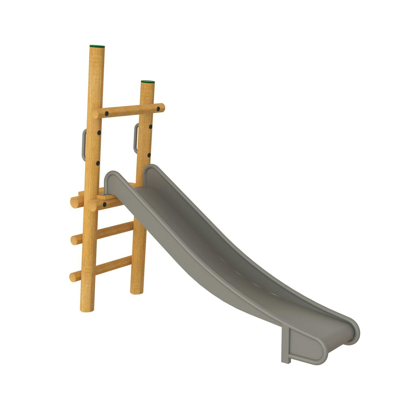 Fristående rutschkana med stege, höjd 100cm