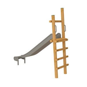 Fristående rutschkana med stege, höjd 150cm - bild 2
