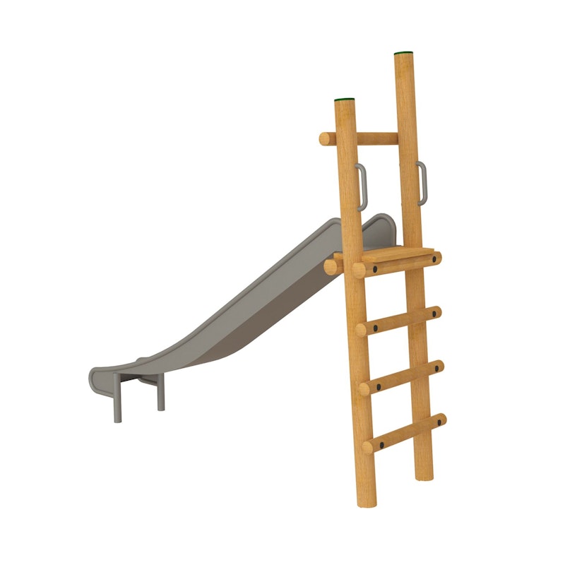 Fristående rutschkana med stege, höjd 150cm - bild 2