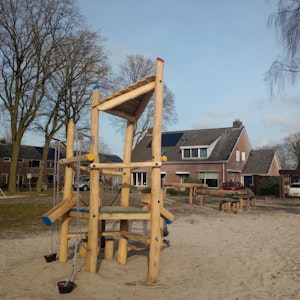 Mini Delta klätter sandlek med tak - bild 3