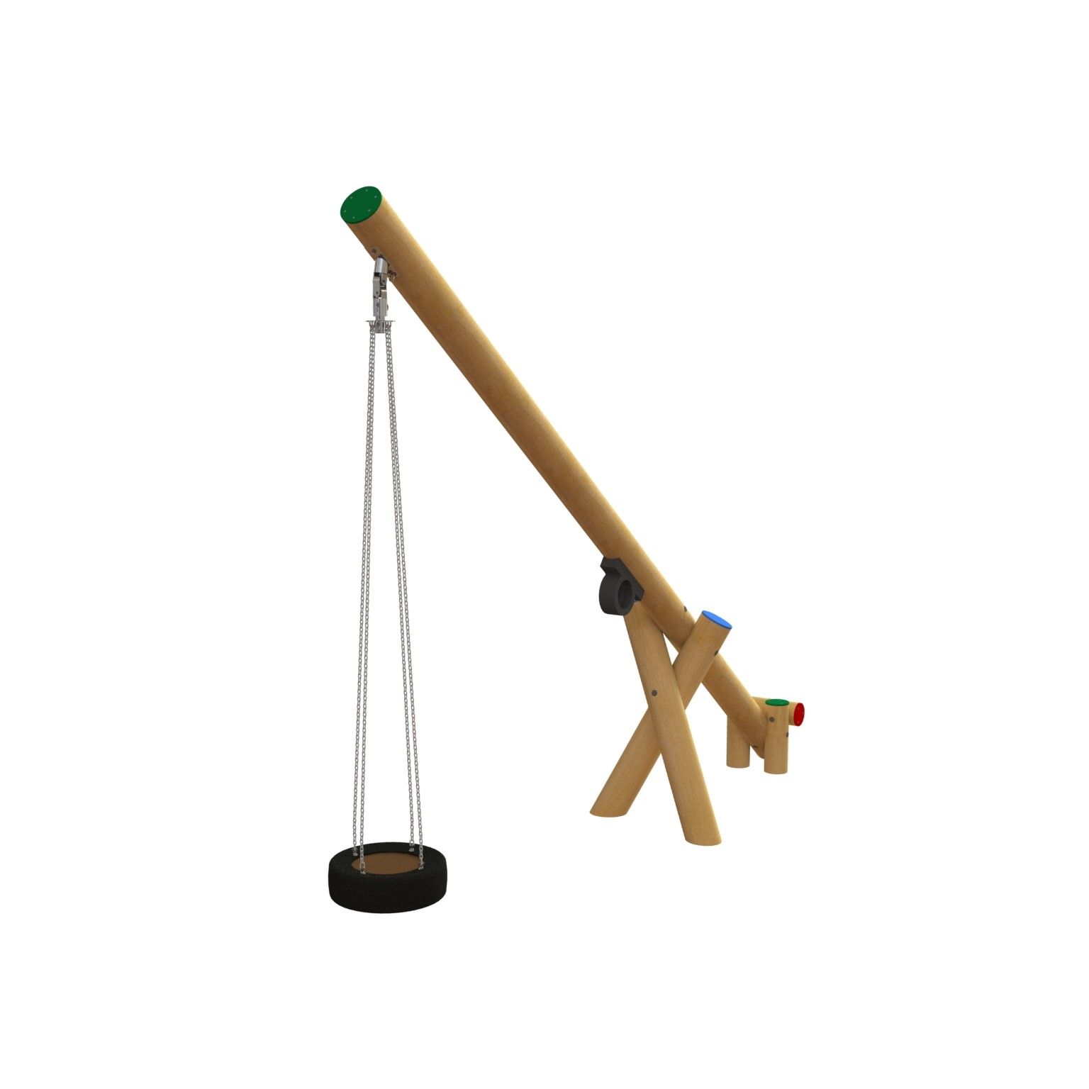 Pendelgunga med bildäck