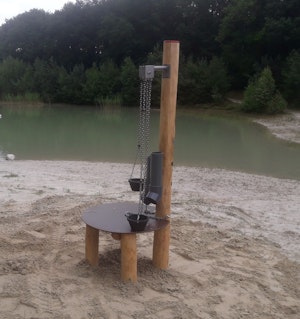 Sandbord med sandlyftar - bild 2