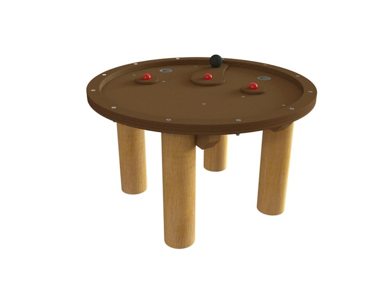 Vattenbord med två hål och roterande rutschkana