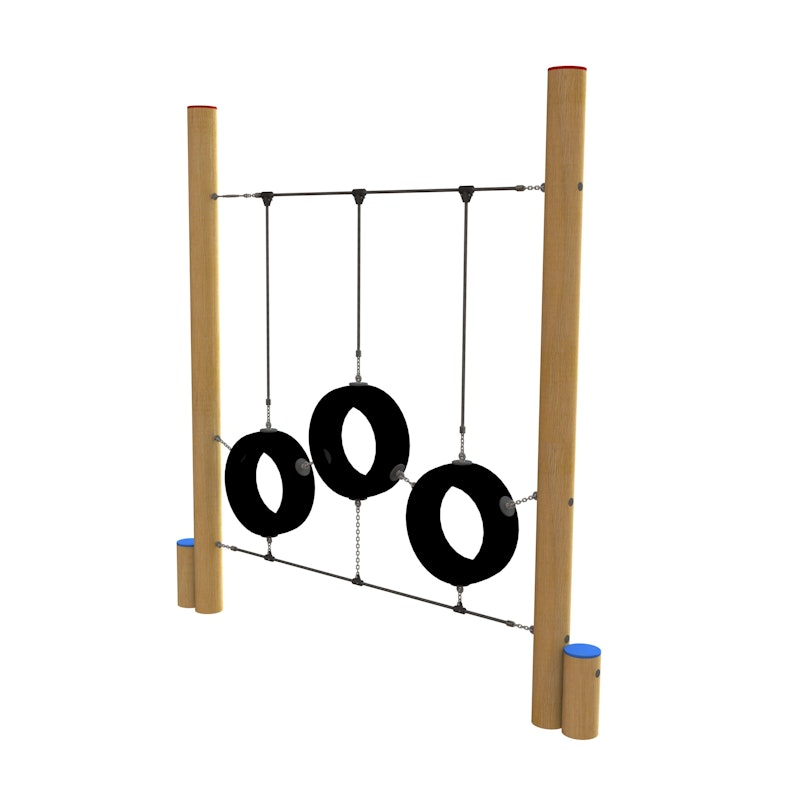 Stiltor med däckklättring