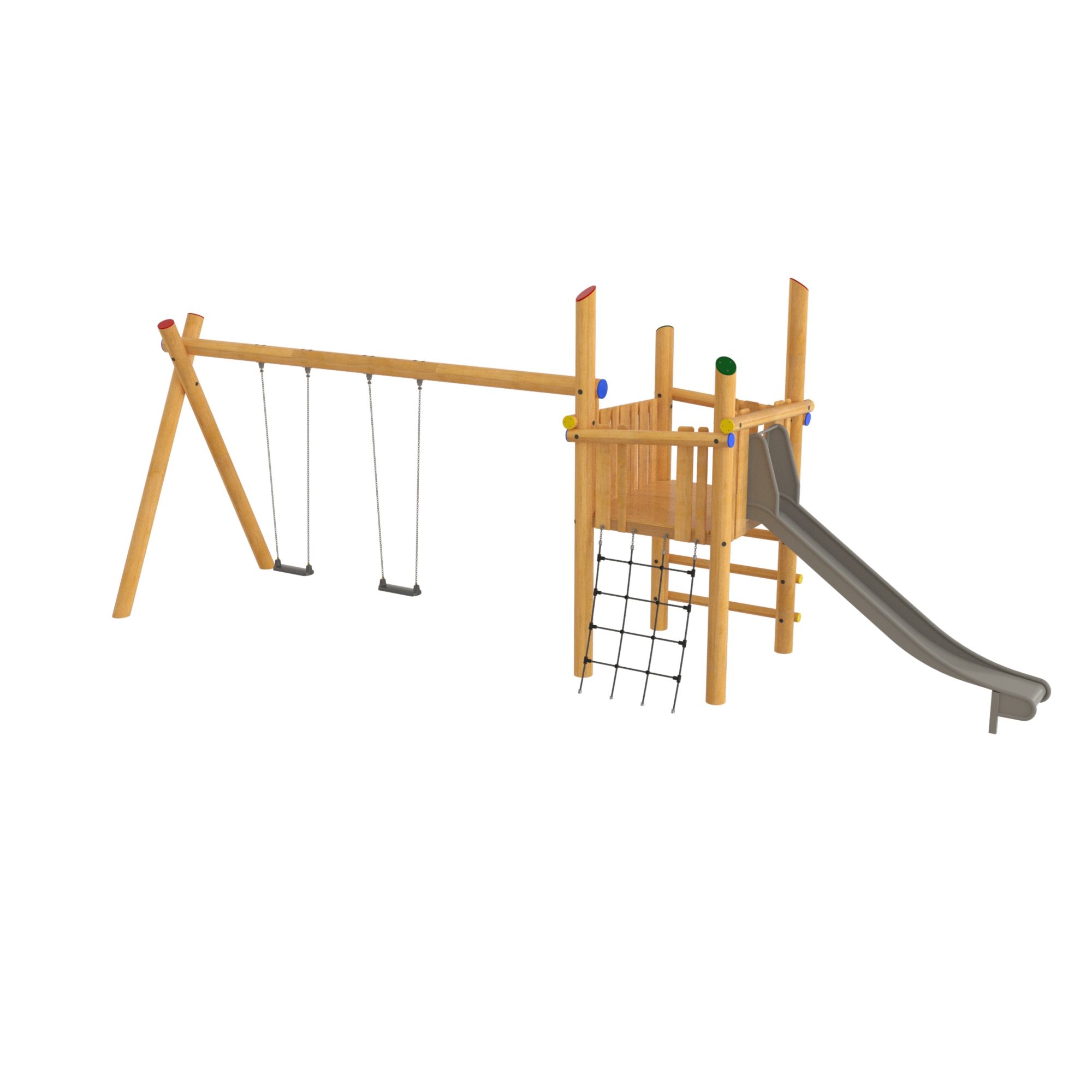 Lektorn med rutschkana och gungor