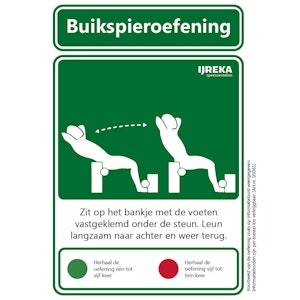 Trimbaan toestel, buikspieroefening - bild 3