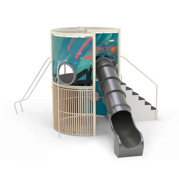 Lekstallning Slide Play Street Art
