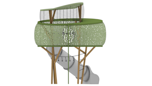 Lekstallning Shrub Treehouse - bild 1