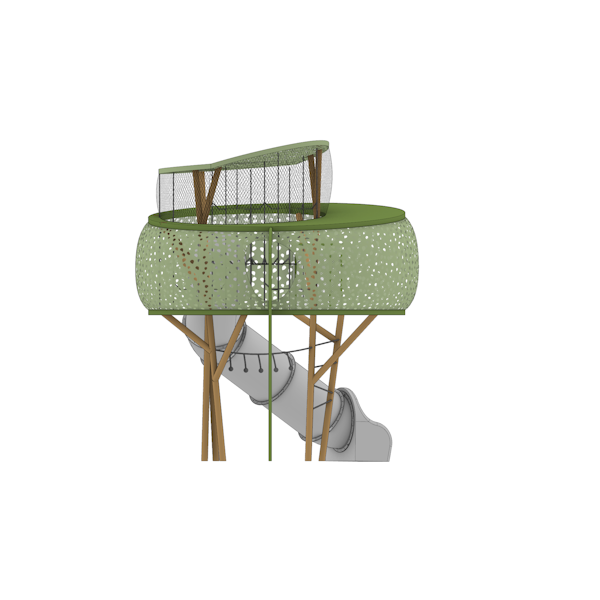 Lekstallning Shrub Treehouse