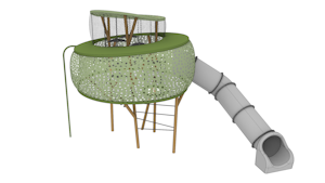 Lekstallning Shrub Treehouse - bild 4
