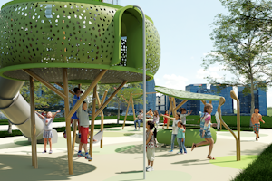 Lekstallning Shrub Treehouse - bild 6