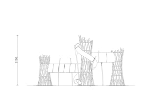 Lekstallning Twisted Bamboo Towers - bild 2