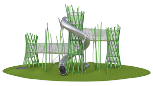 Lekstallning Twisted Bamboo Towers - bild 5