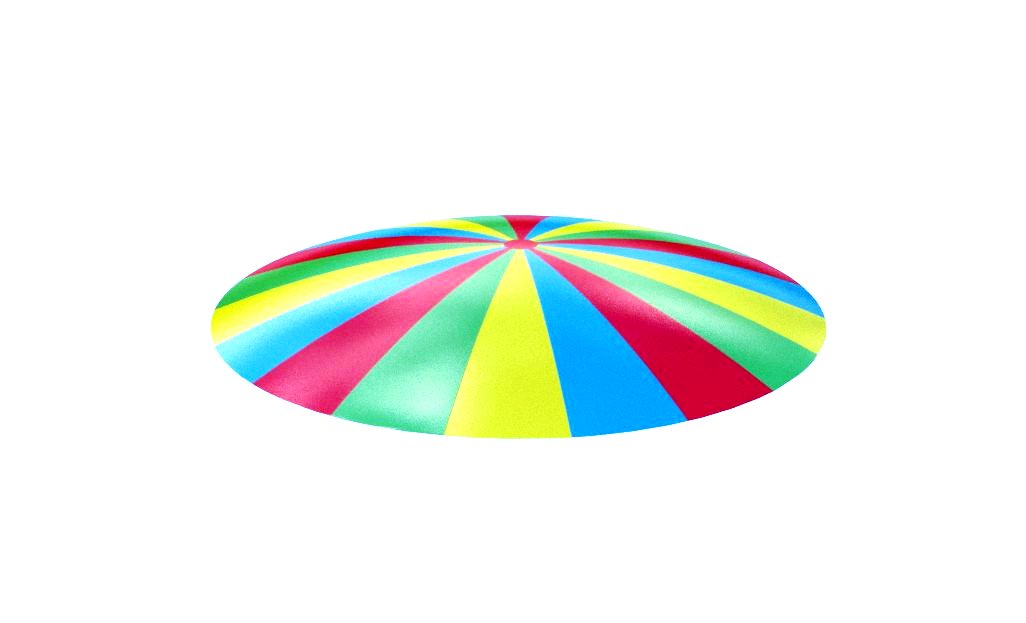 Trampolina uppblasbar rund K13