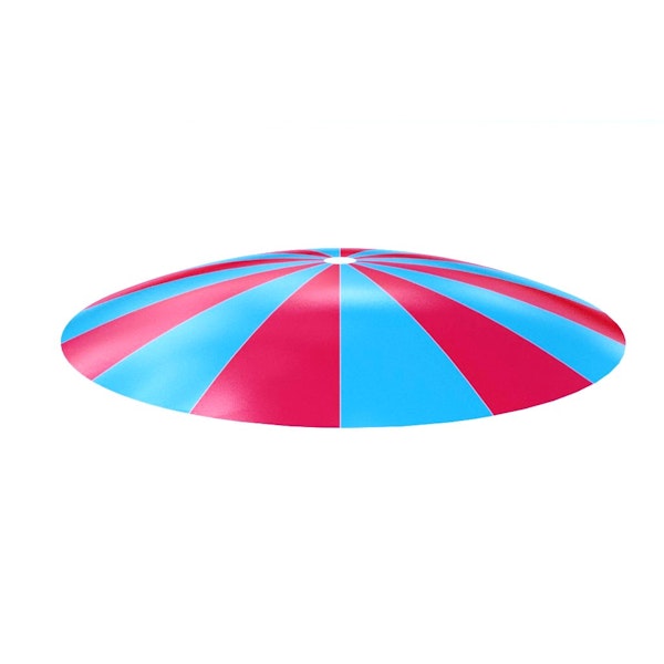 Trampolina uppblasbar rund K9