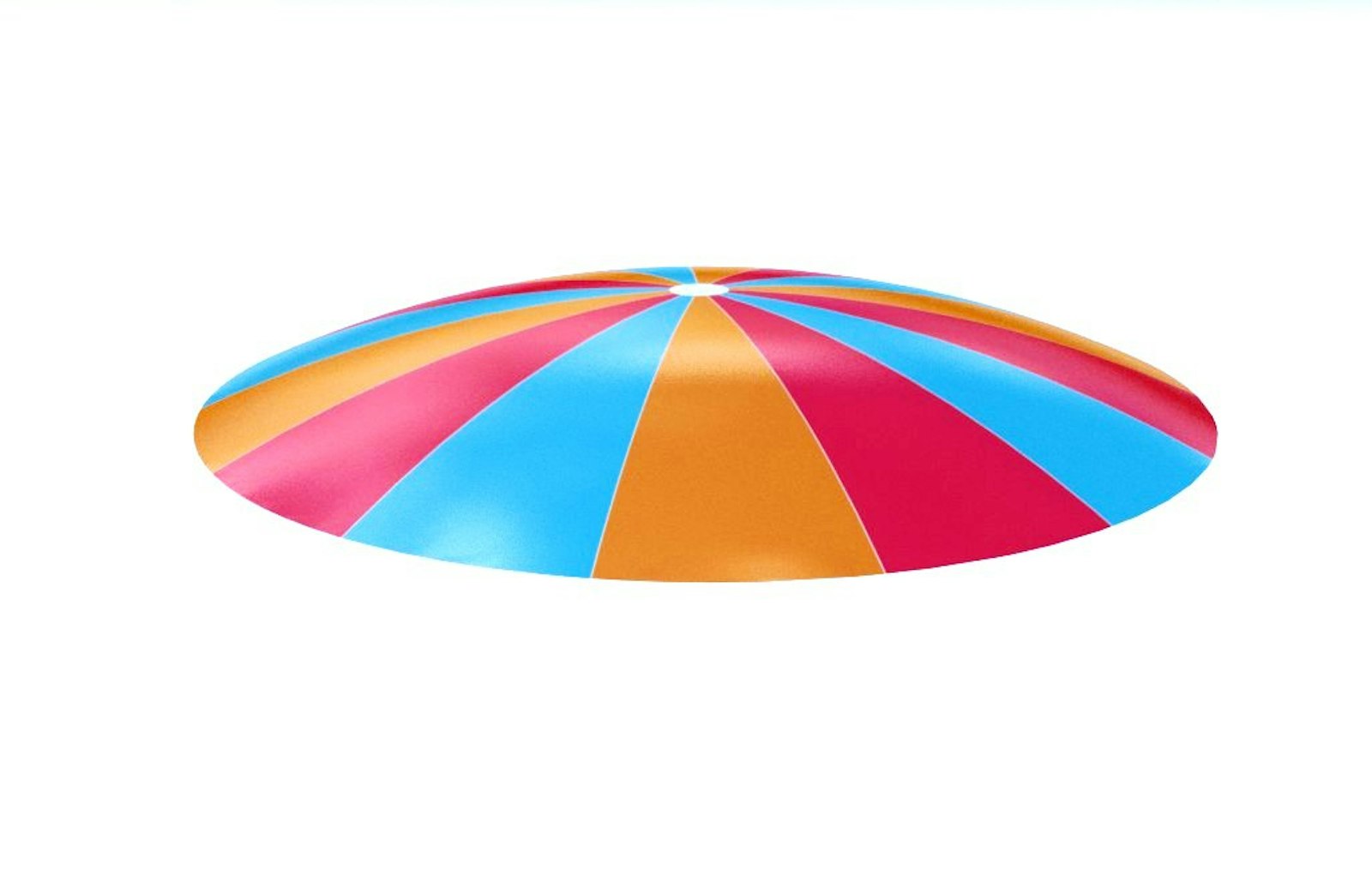 Trampolina uppblasbar rund K8