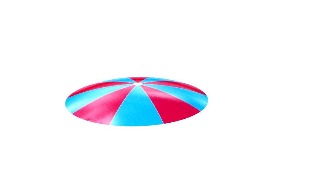Trampolina uppblasbar rund K3