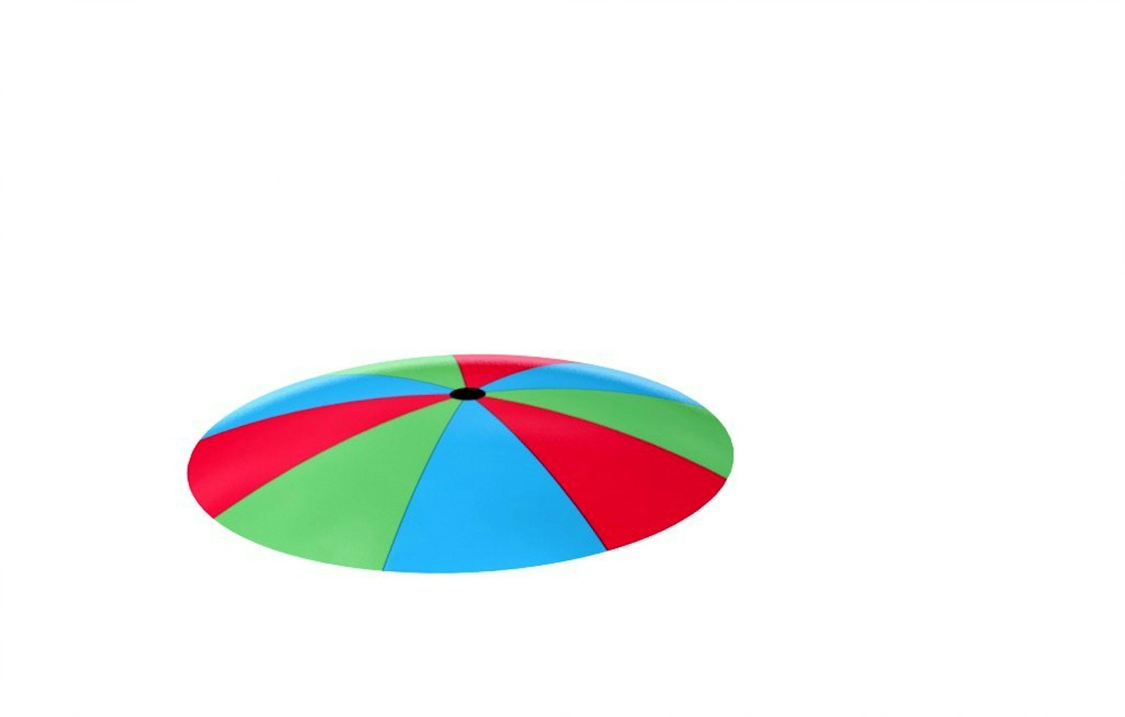 Trampolina uppblasbar rund K2